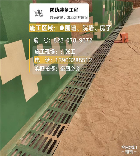 株洲 例如在抖音上有“迷彩墙，外围墙面挡 - 星空数码迷彩漆施工队