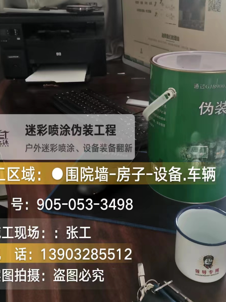 株洲环保耐候型迷彩喷涂定制服务